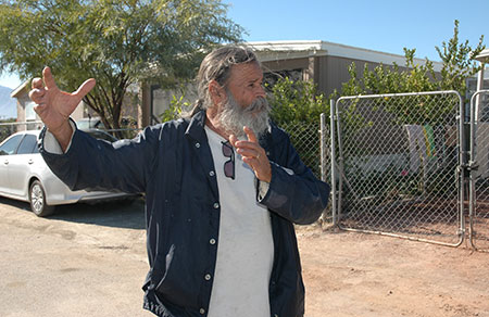 Samuel Castro, owner and manager of mobile home park in Thermal CA.