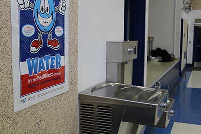 Wally the Water Droplet on poster
