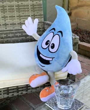 Wally the water droplet