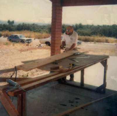 Luis Villagran working on SH home.